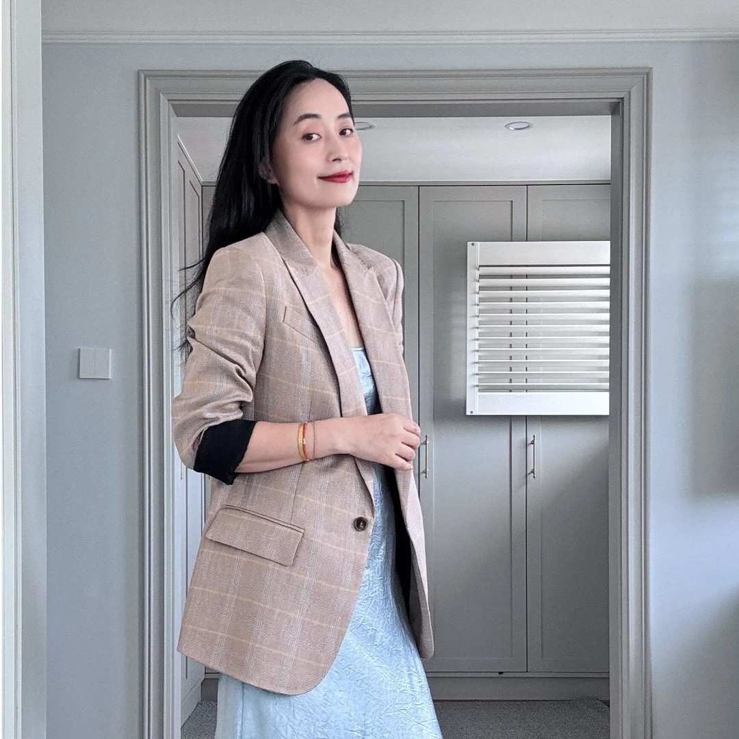 【安雅精选】“十四行诗”A复古格纹西装