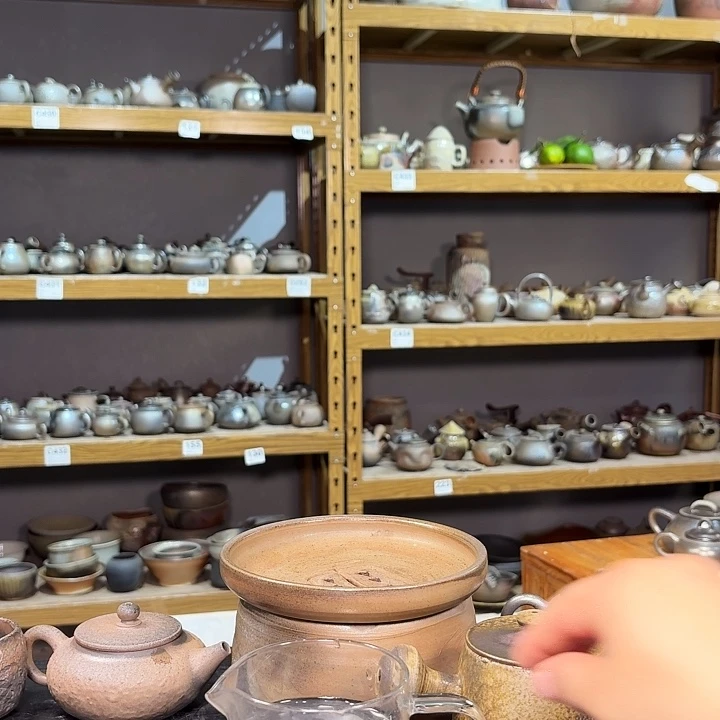 坭兴陶柴烧全手工原矿泥料杯