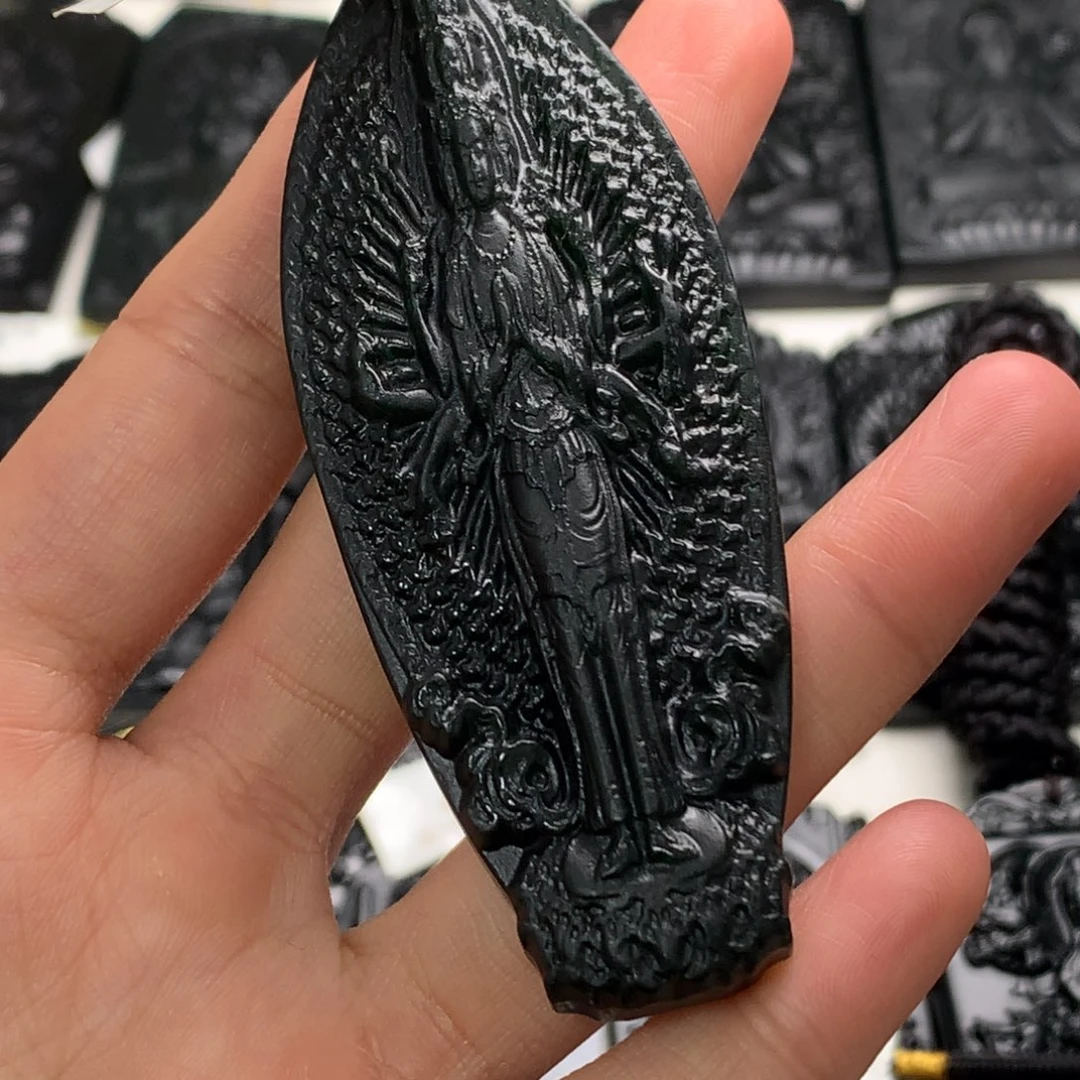 天然a货钢琴黑挂件