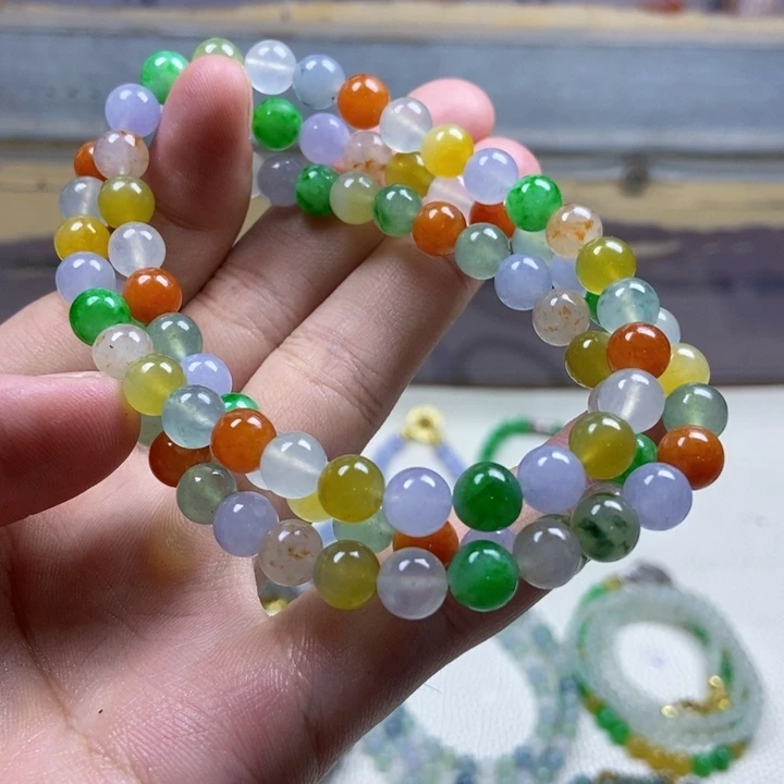 定制翡翠未镶嵌缅甸翡翠A货卡7.3