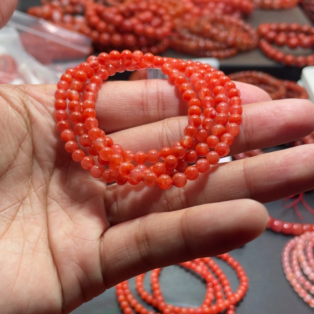 南红玛瑙手链未镶嵌牛*王