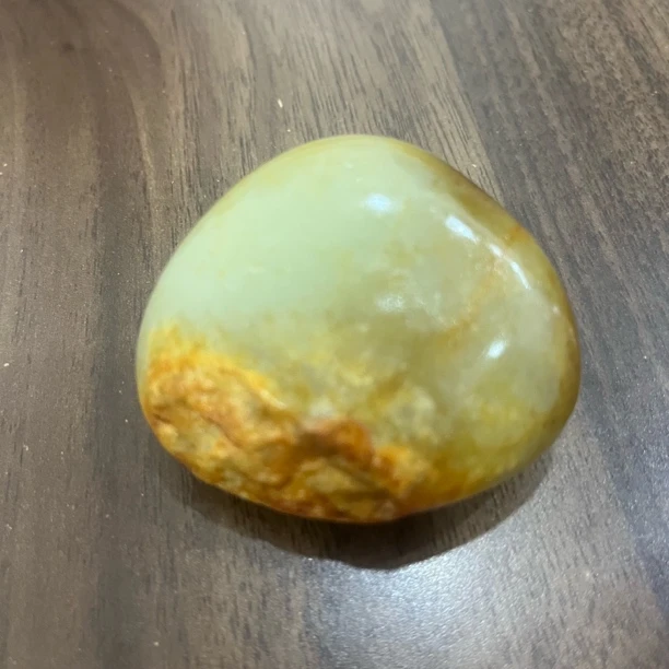 天然和田玉新疆手把，原皮无修行