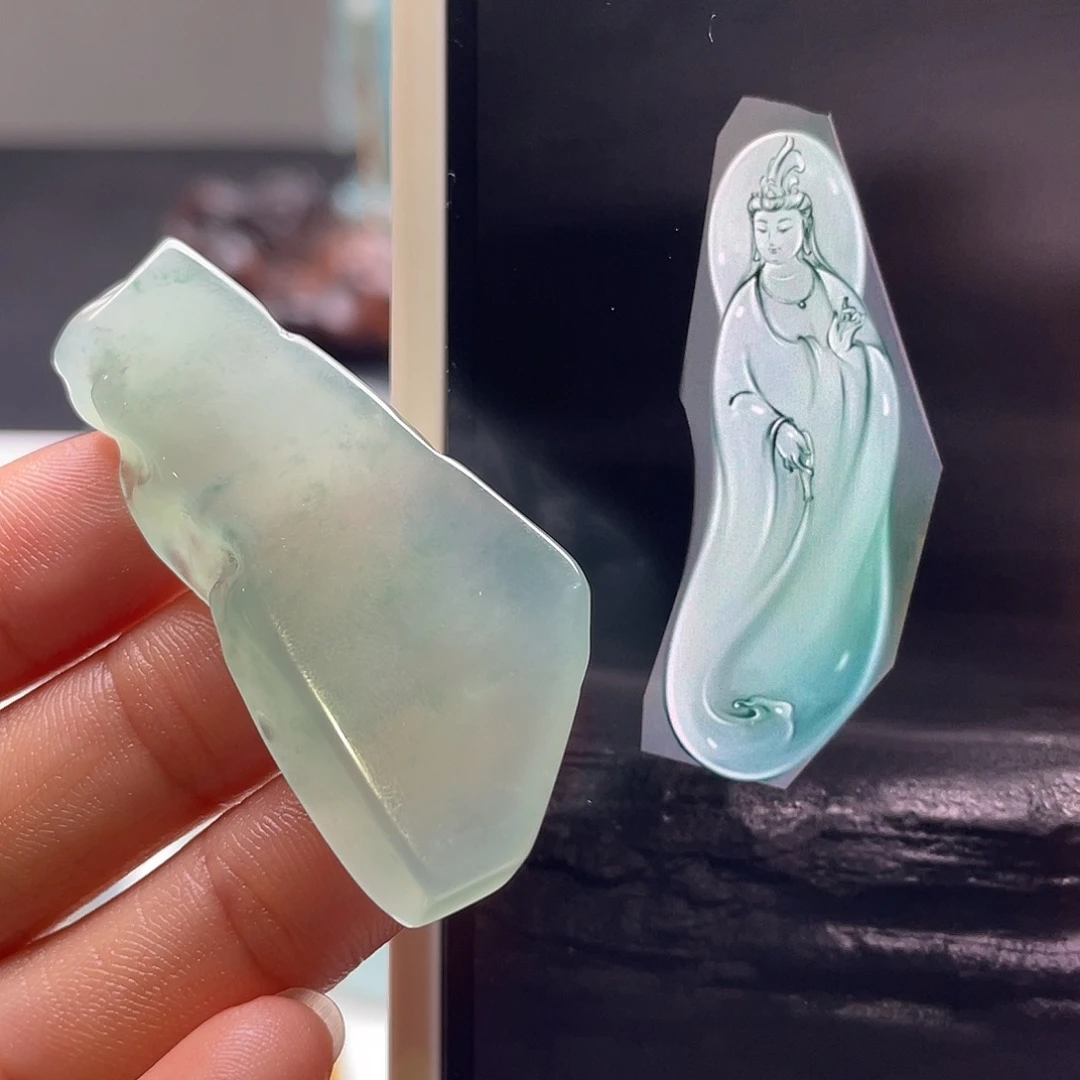 定制翡翠未镶嵌包工