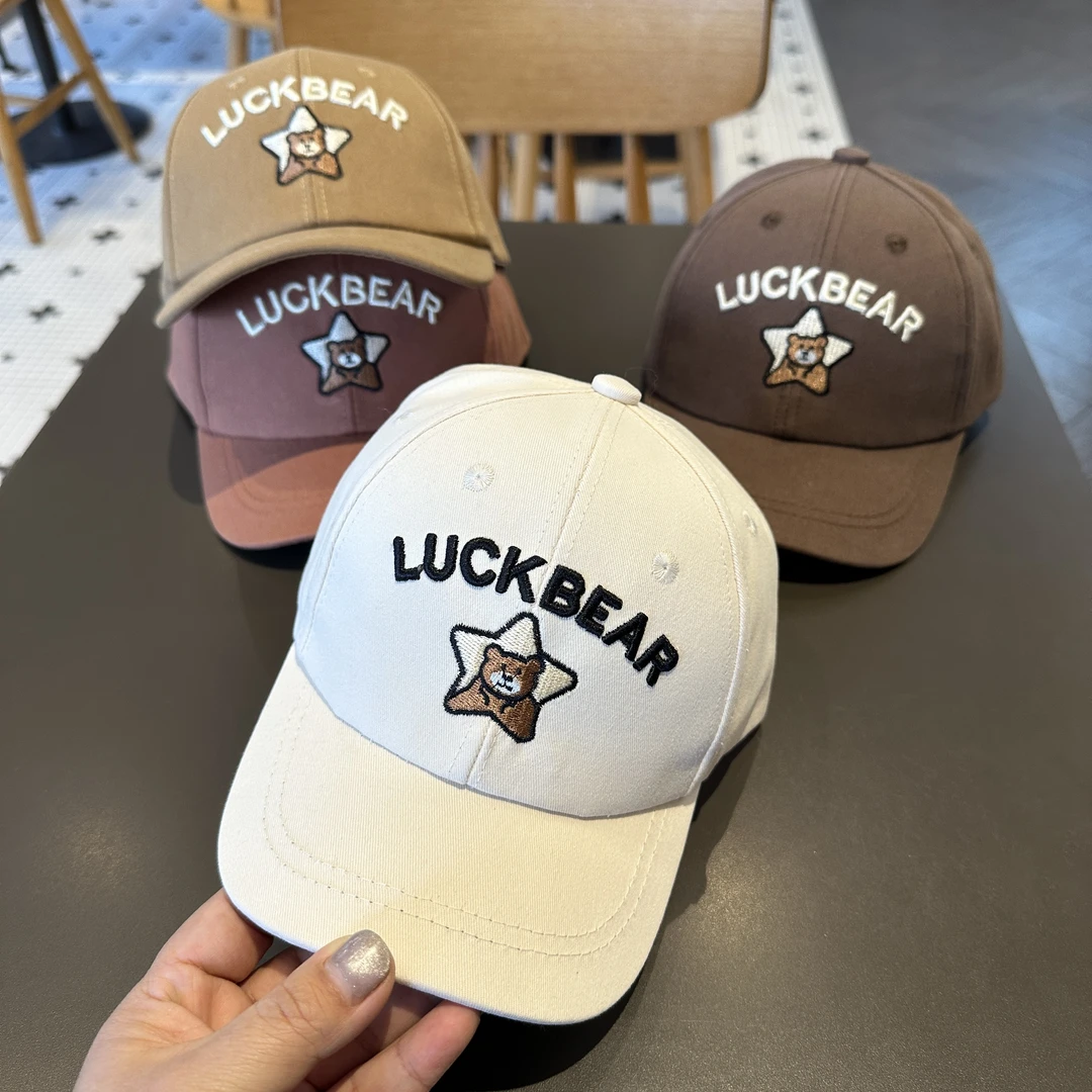 儿童帽子夏季遮阳帽春秋宝宝帽洋气时尚薄款卡通男童休闲百搭韩版