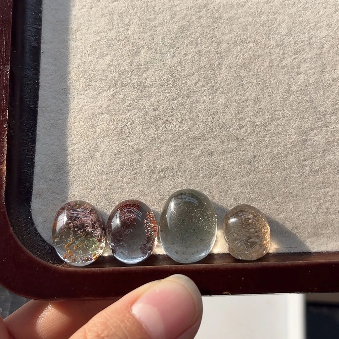 闯***…水晶珠宝半成品未镶嵌123幽灵蛋面