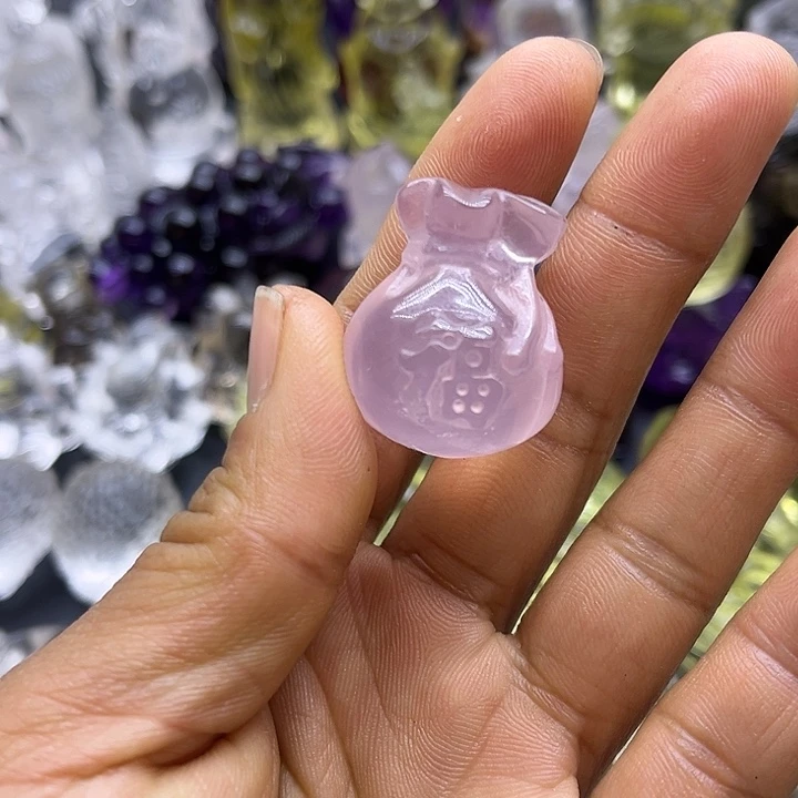 水晶摆件未镶嵌吊坠