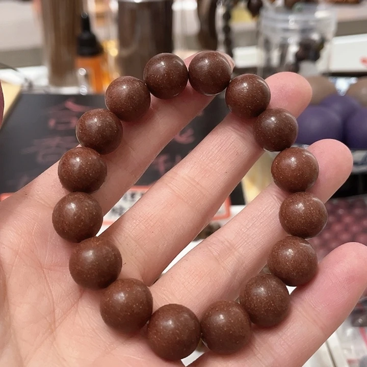 泥塑合香珠红麝1.2单圈