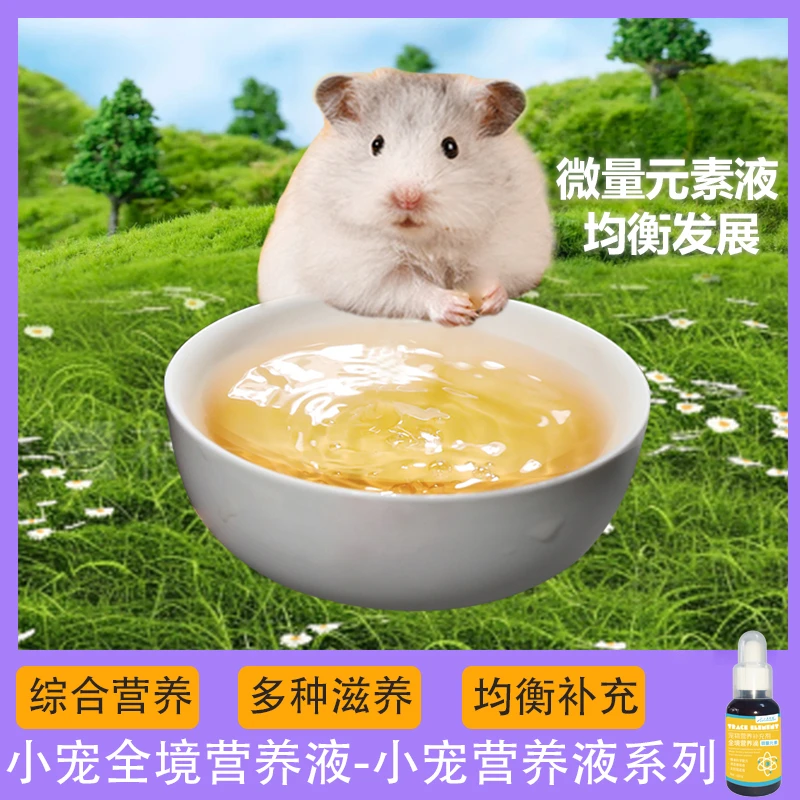 仓鼠营养液金丝熊侏儒补充维生素多维营养水仓鼠肠胃营养用品
