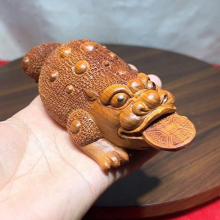 柏木（崖柏）人**耳崖柏手工雕刻呱呱