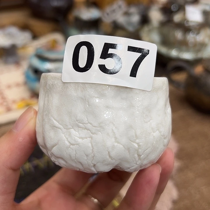玉泥柴烧手捏杯子057