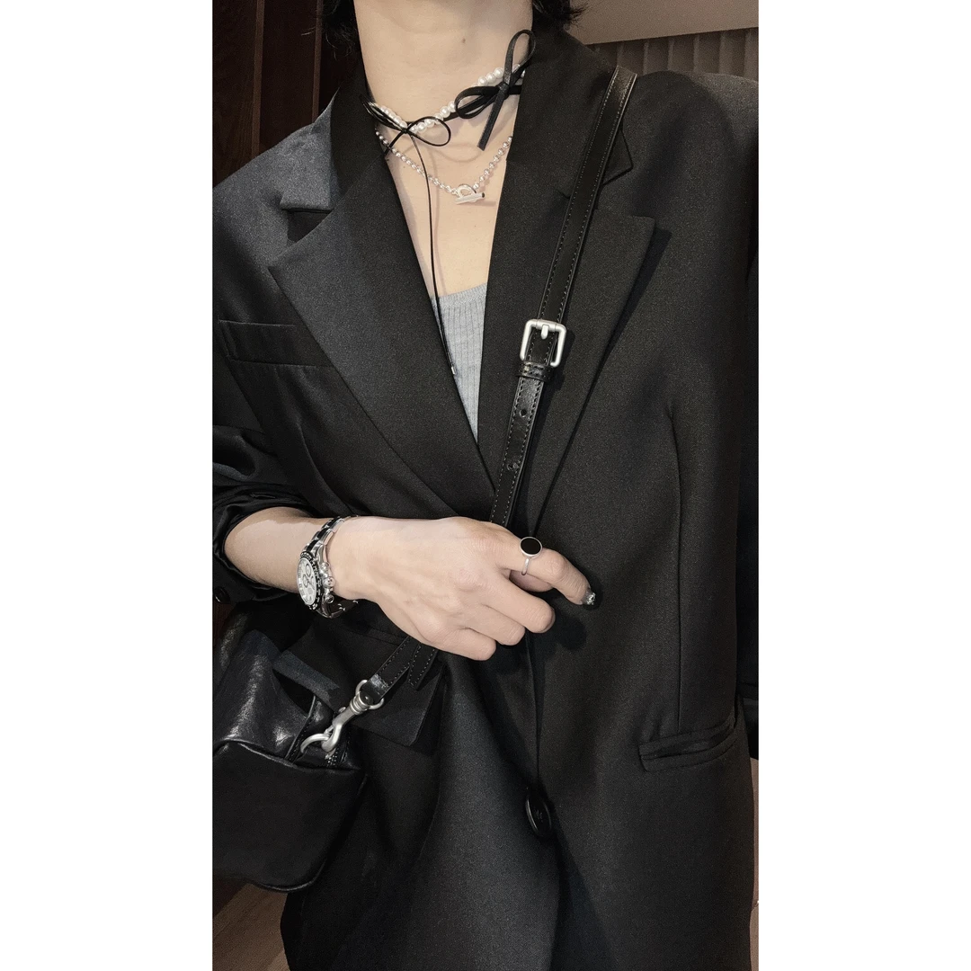 合金珐琅项链 LIXIA【蝴蝶】韩国蝴蝶时尚高品颈链-3609