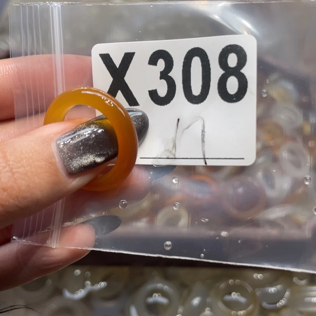 玛瑙/玉髓未镶嵌戒指308