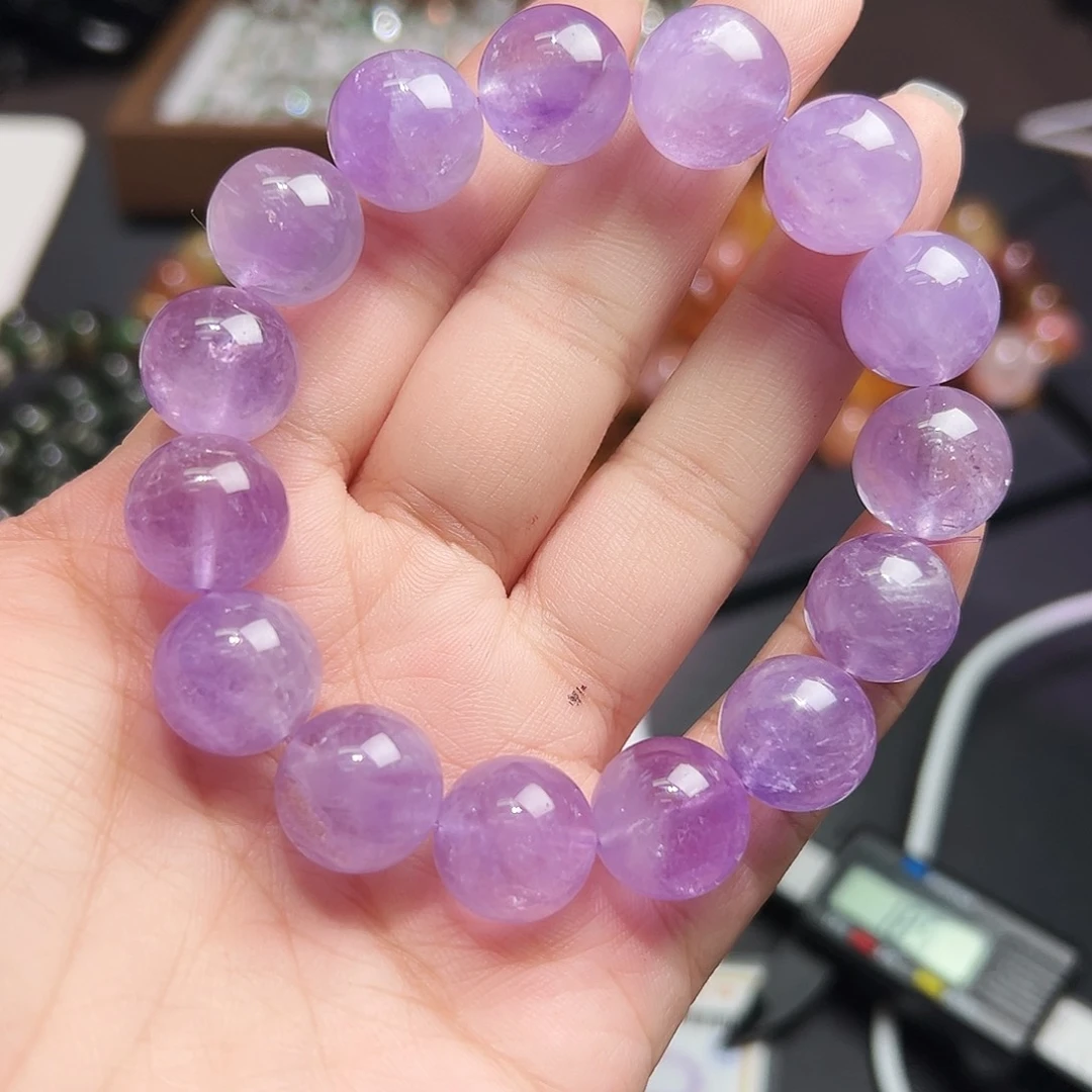 未镶嵌手链水晶紫兔毛23号