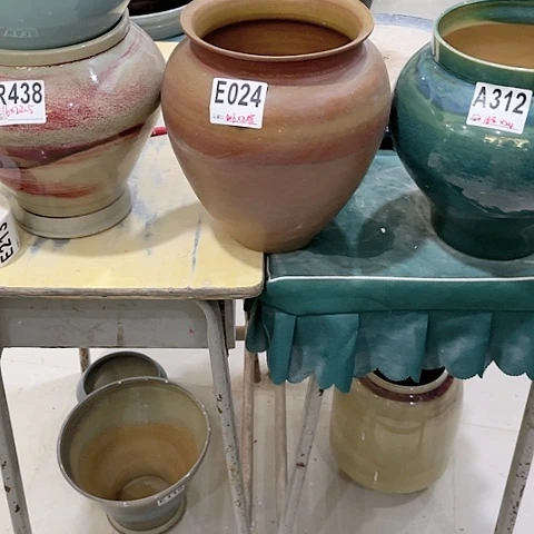 红陶春**开景德镇手工制作花盆