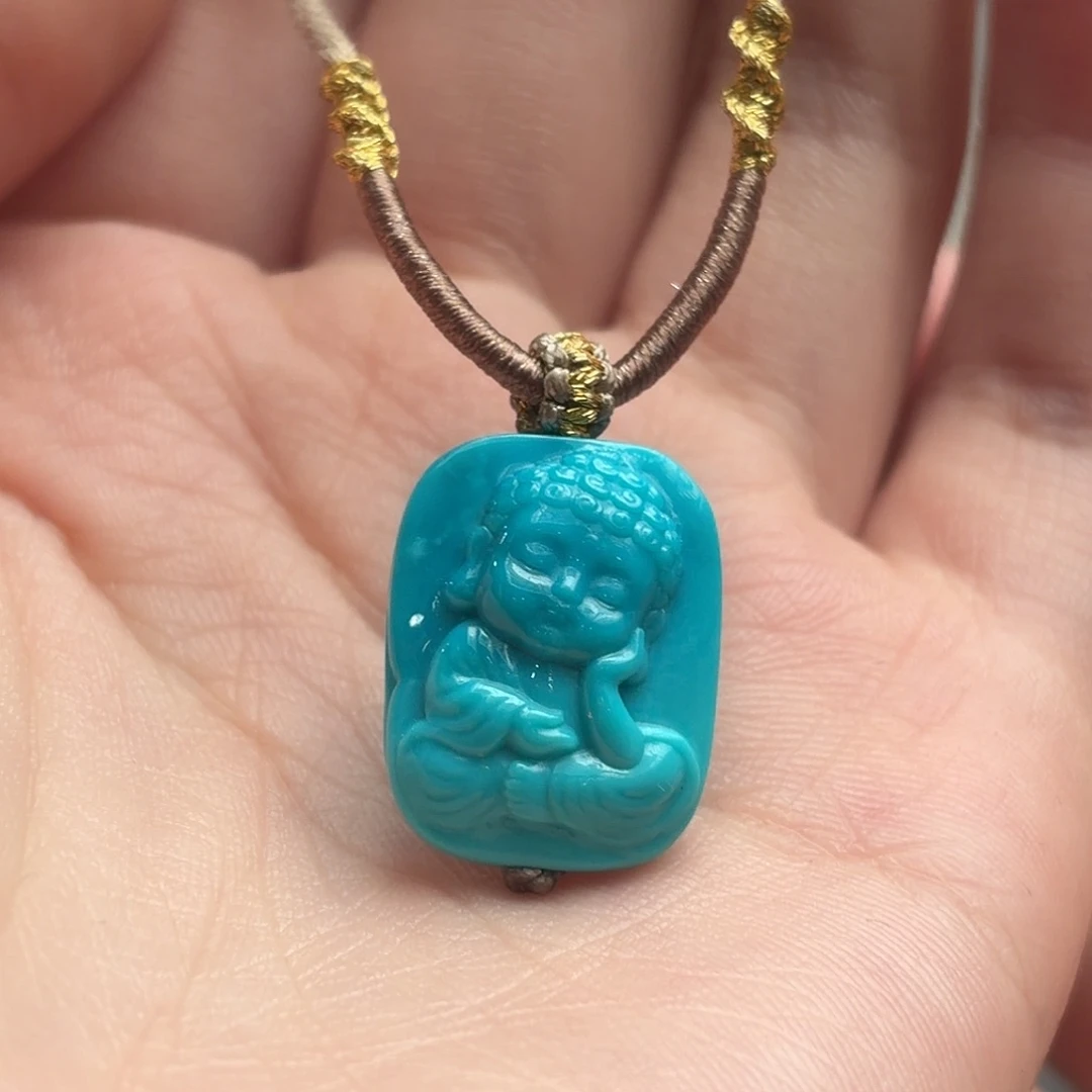 绿松石未镶嵌颈饰