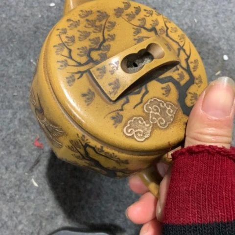 紫砂茶壶陶瓷摆件爱好者摆件