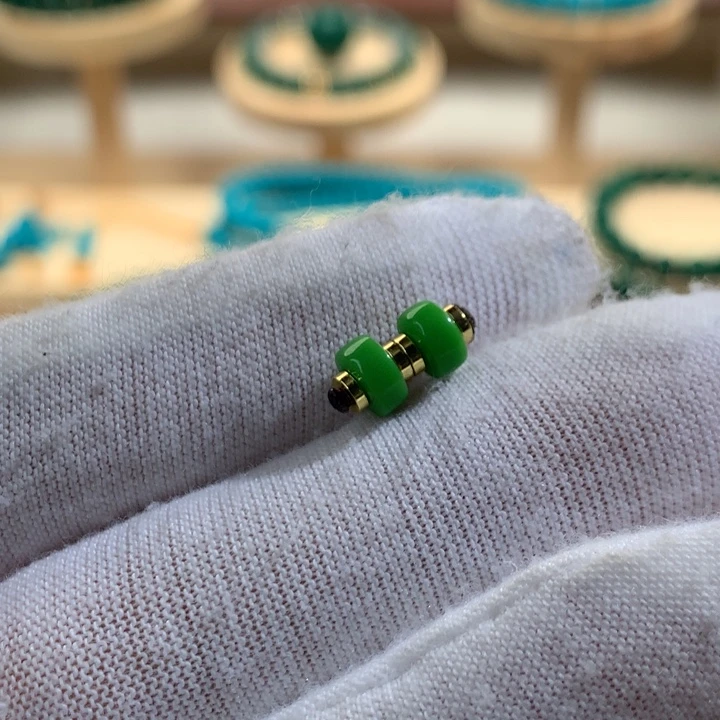 高端平替高瓷玉化文玩珠串5.4