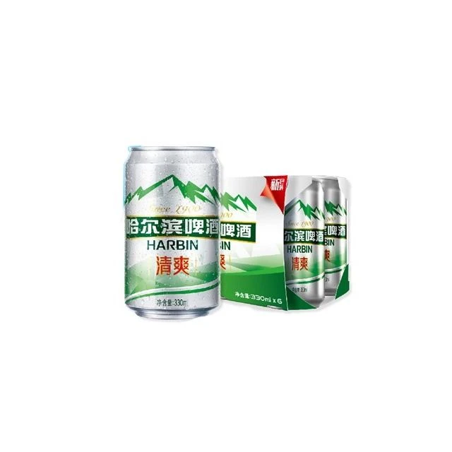 哈尔滨清爽啤酒罐装330ML