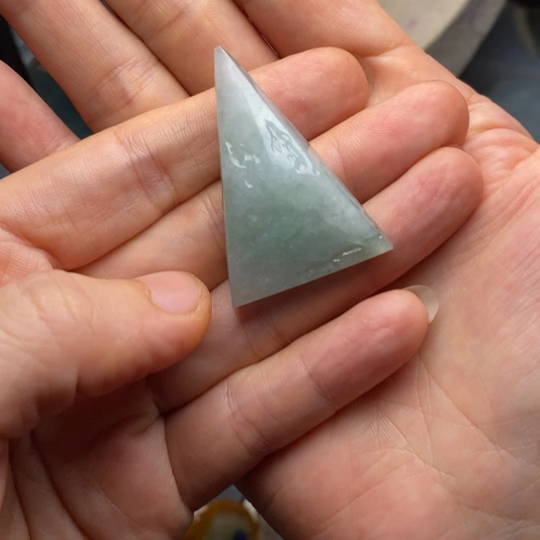 翡翠未镶嵌颈饰绿*绦天然