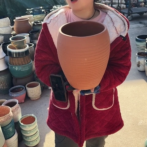 口20高28瑕疵盆子。