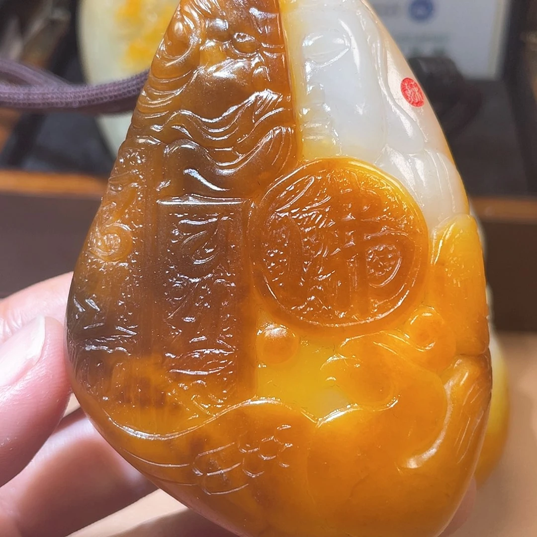 和田玉颈饰未镶嵌A7