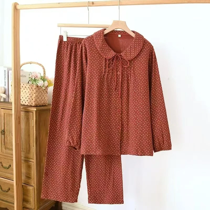 【娜娜精选】家居服碎花红韵 ——亲肤透气柔软