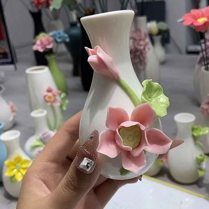 陶瓷纯手工捏花设计