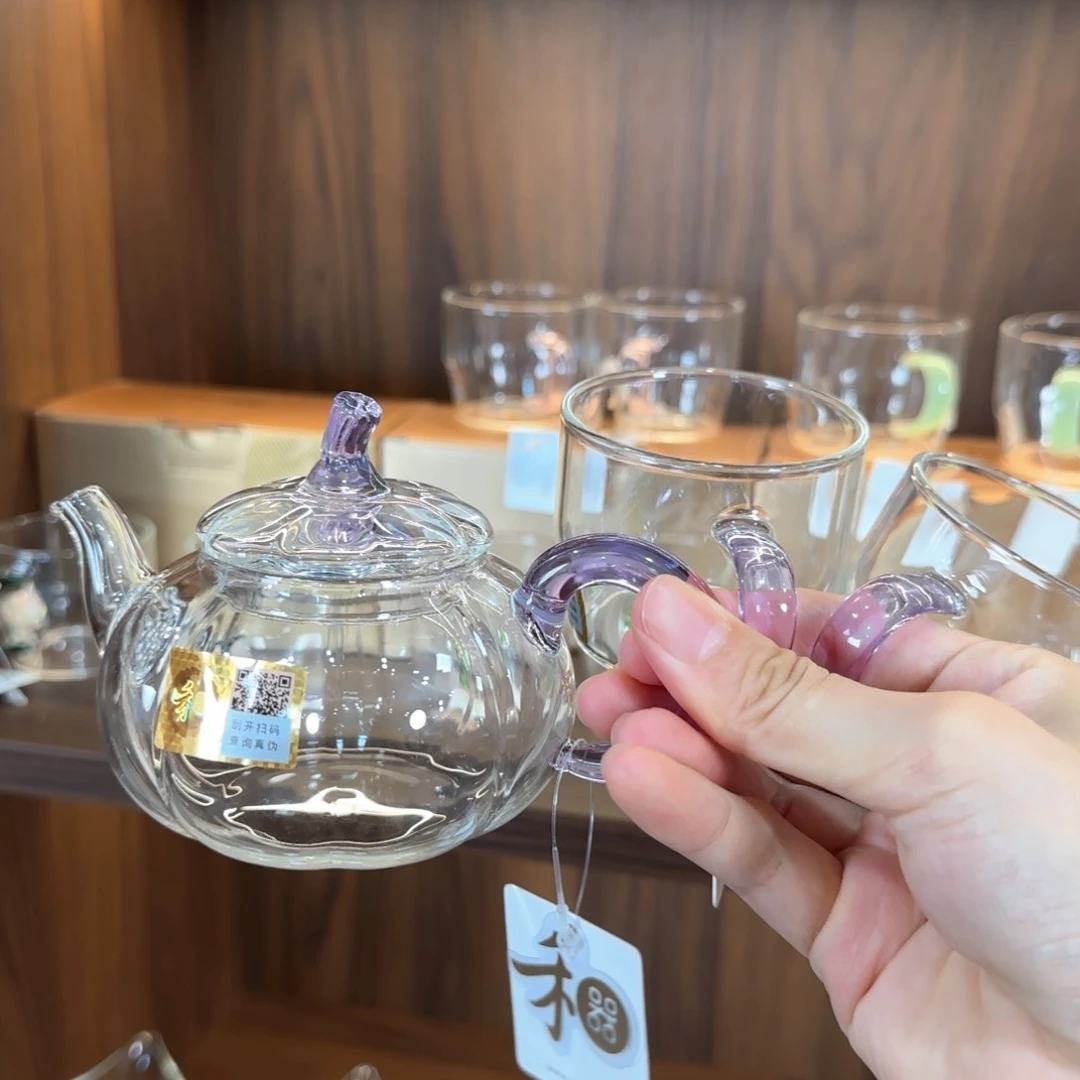 福蔓壶浅紫色+清尚杯浅紫