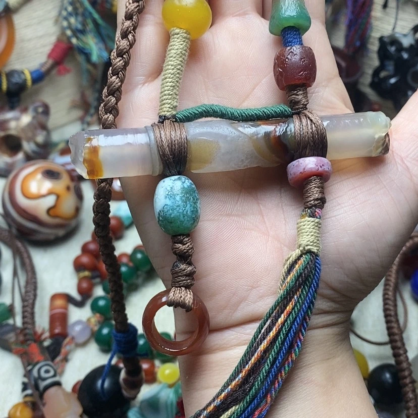 【闪购商品】玛瑙/玉髓颈饰未镶嵌伊**人