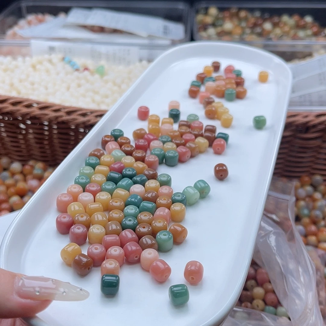 白玉菩提吊坠a8mm/100+10颗小年糕