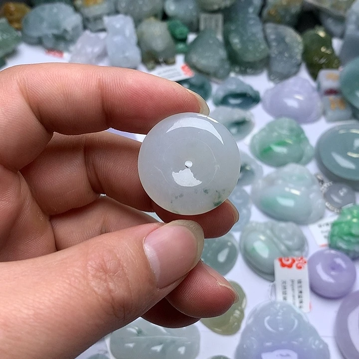 翡翠未镶嵌颈饰天然翡翠