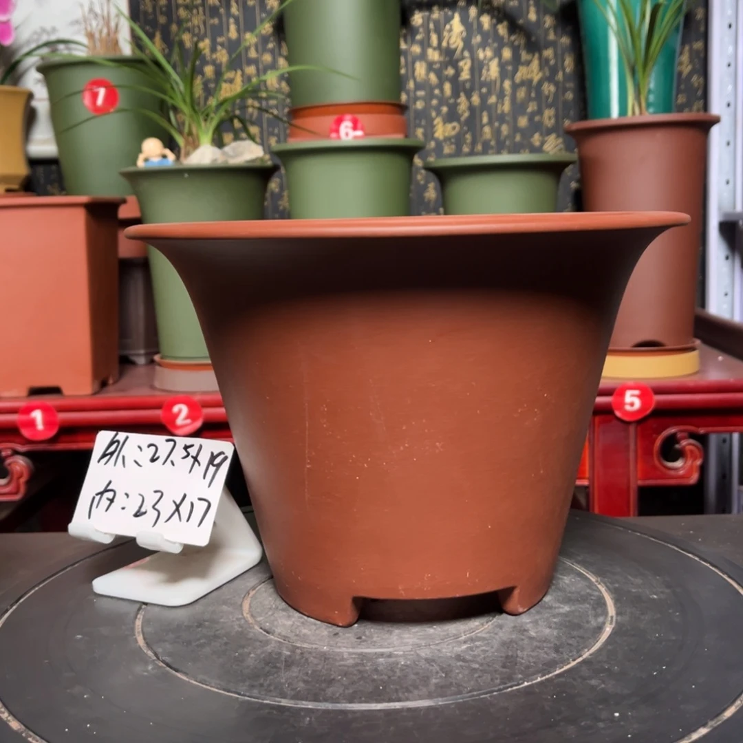 紫砂花盆紫砂花盆