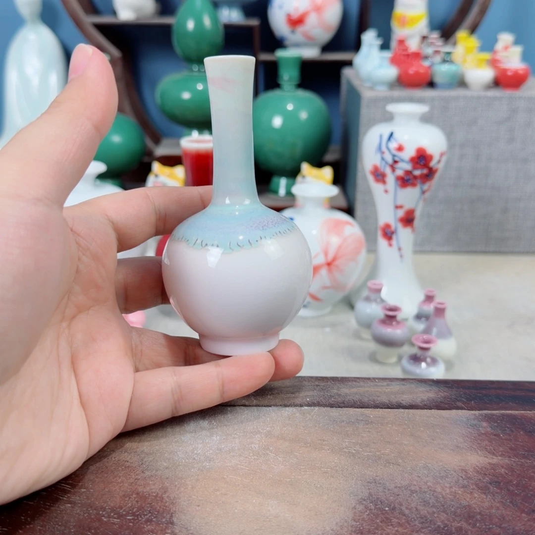 陶瓷手工小花器摆件