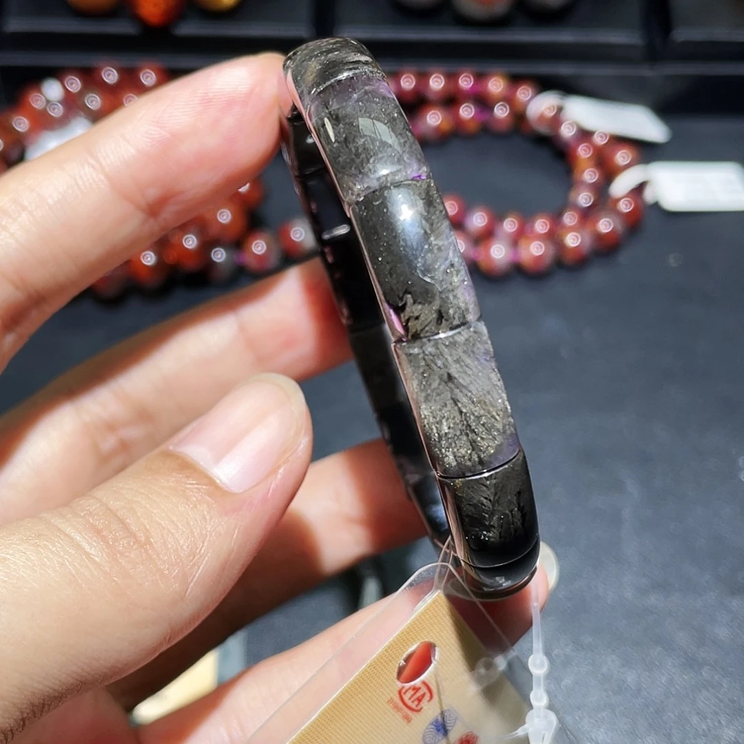 胡***子手链水晶未镶嵌极光手牌