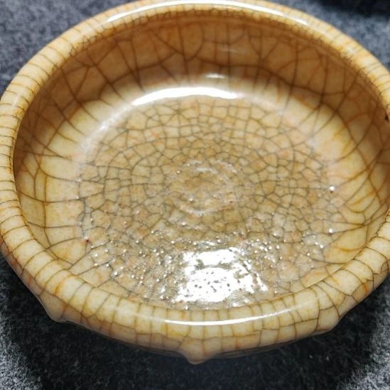 老***6陶瓷开片碗一个完整