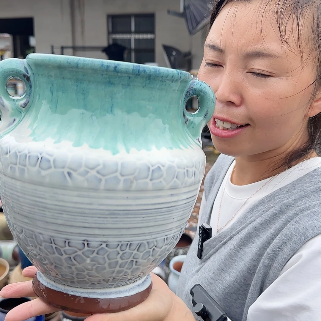 紫砂花盆王嫂花盆0615-804