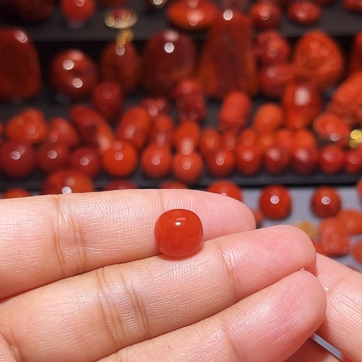 南红玛瑙未镶嵌配饰保山老型10mm