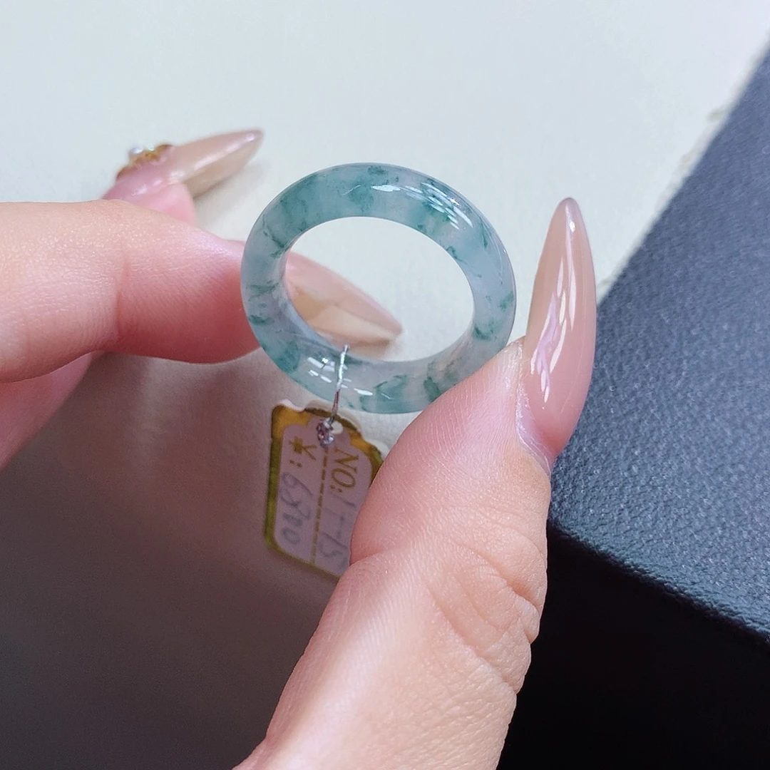 未镶嵌戒指翡翠14-15号