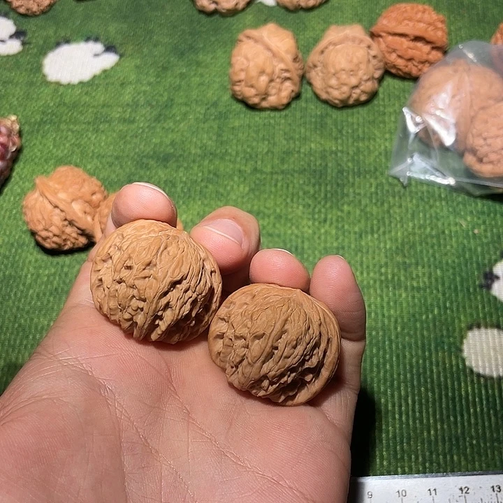 把件文玩核桃35石子磨全品