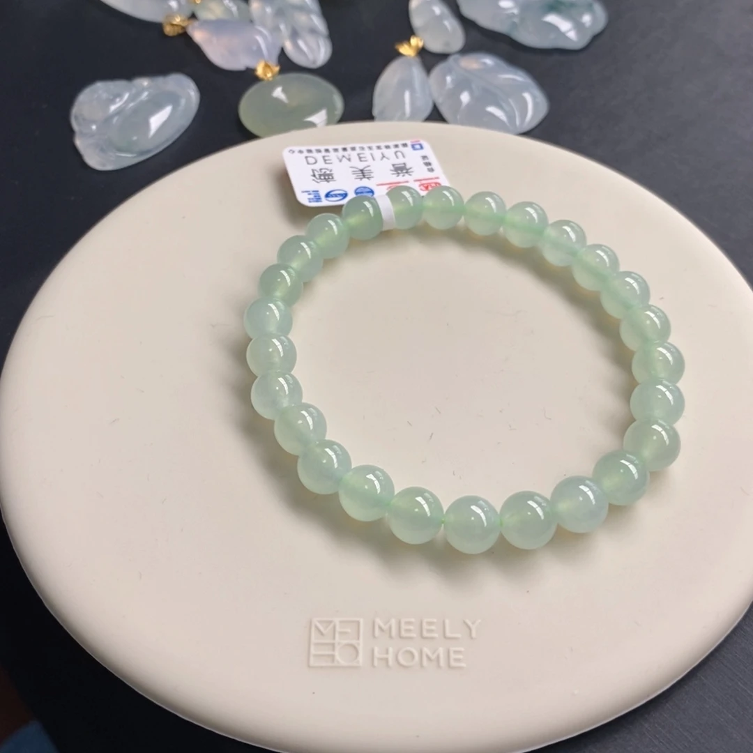 未镶嵌手链翡翠卡7