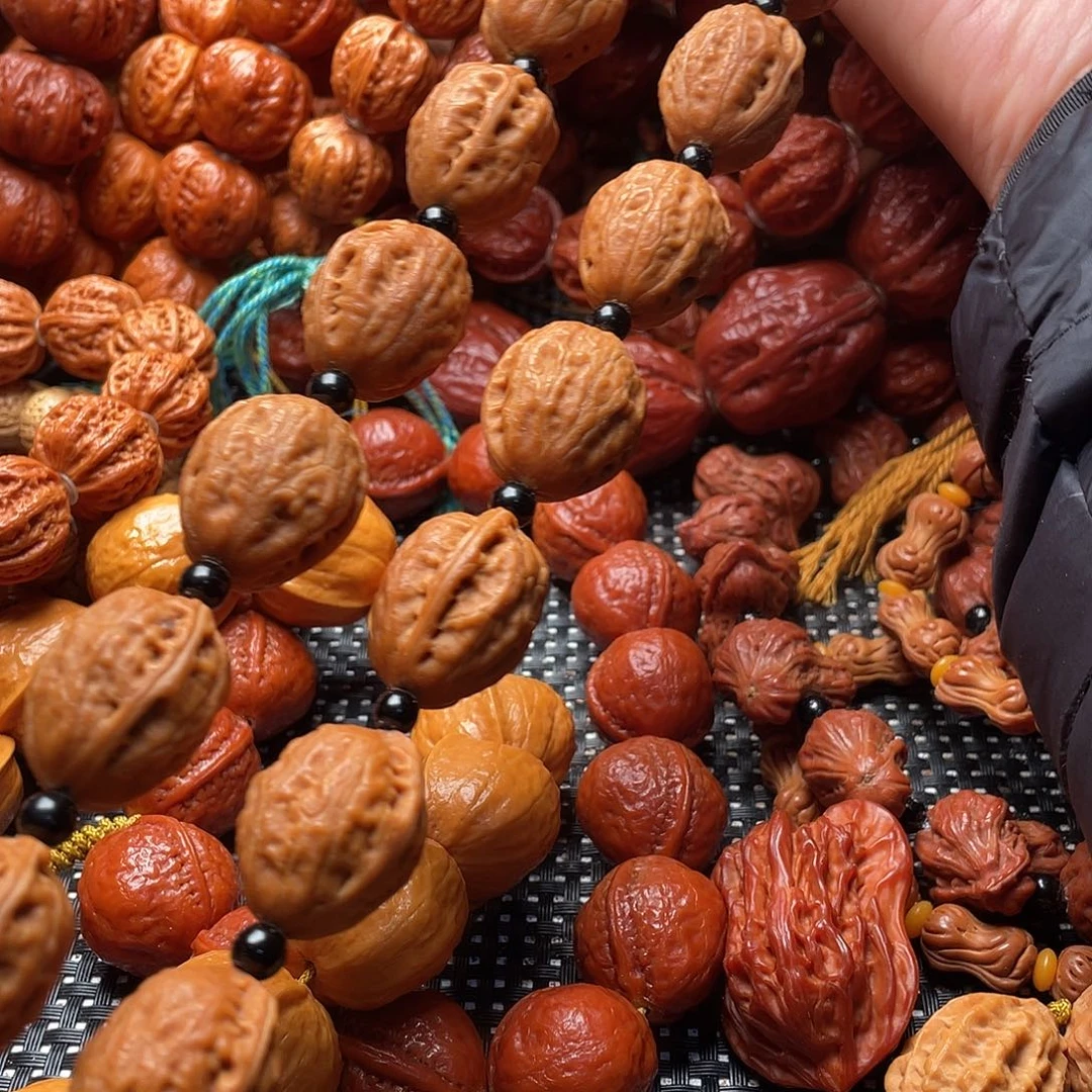 文玩核桃手串大枣脖挂