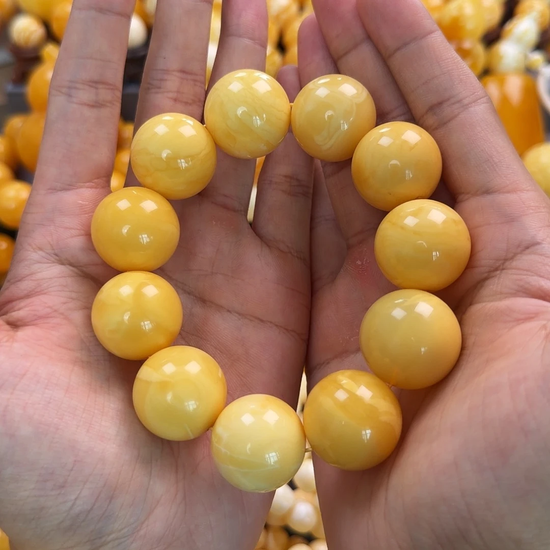 琥珀未镶嵌珠宝奇石23mm