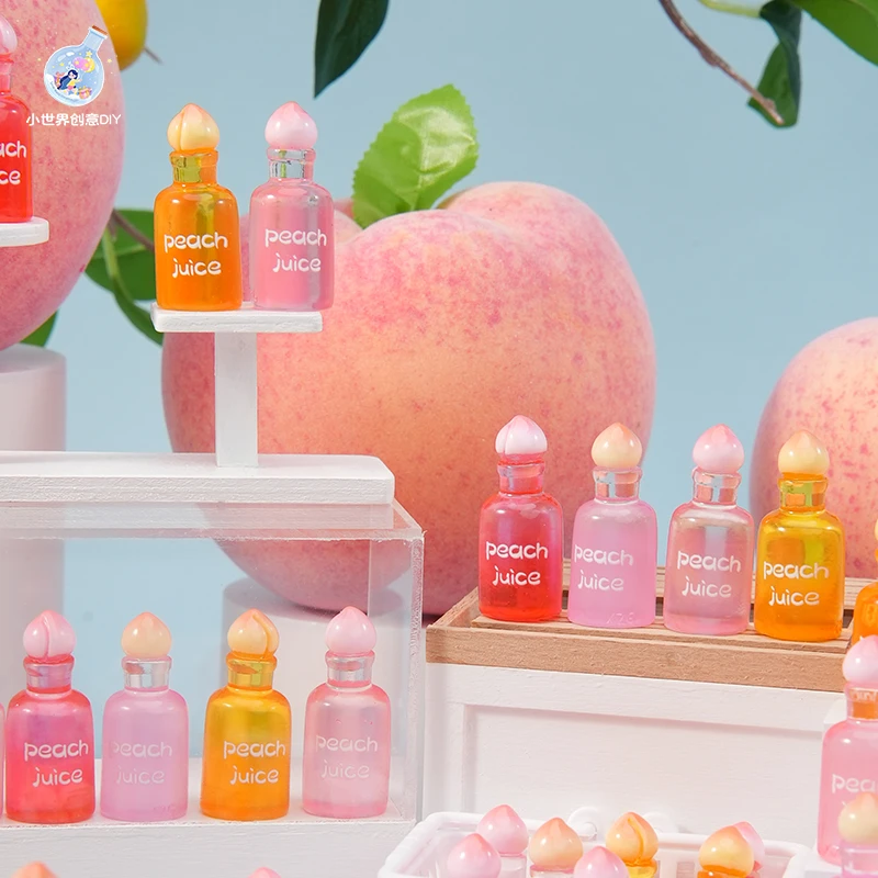 小掌柜定制款【桃子果汁】【树脂食玩】