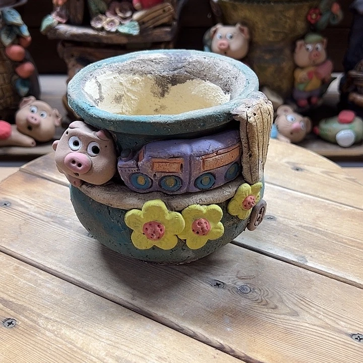 嘻哈多肉花盆百搭