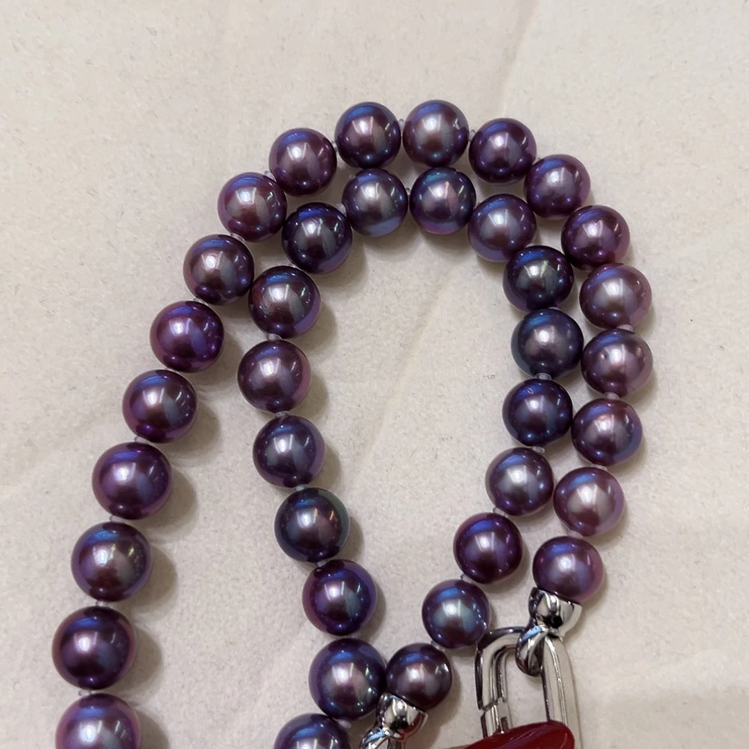 淡水珍珠颈饰银S925镶嵌