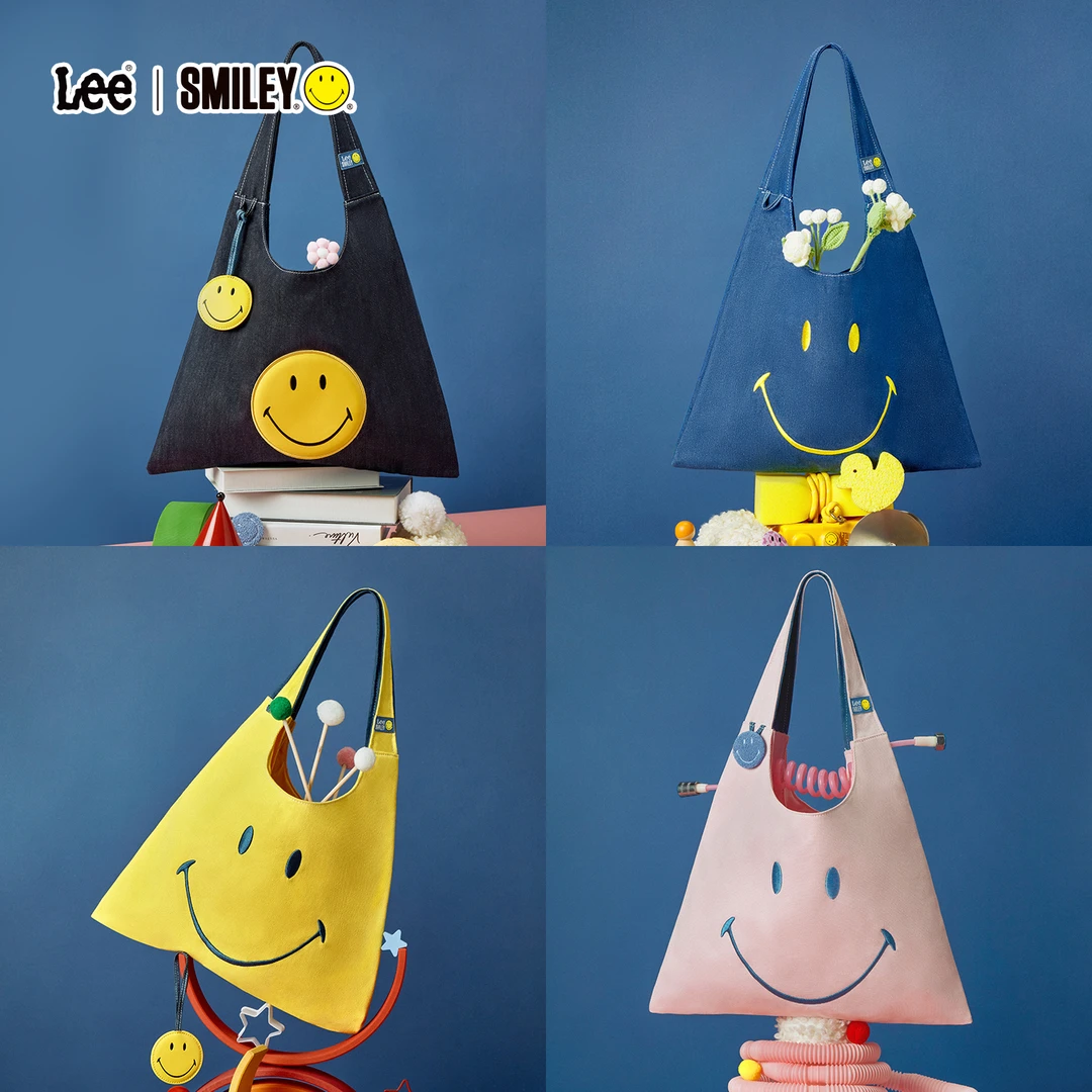Lee&Smiley联名笑脸包托特购物包时尚休闲百搭单肩【达人专属】