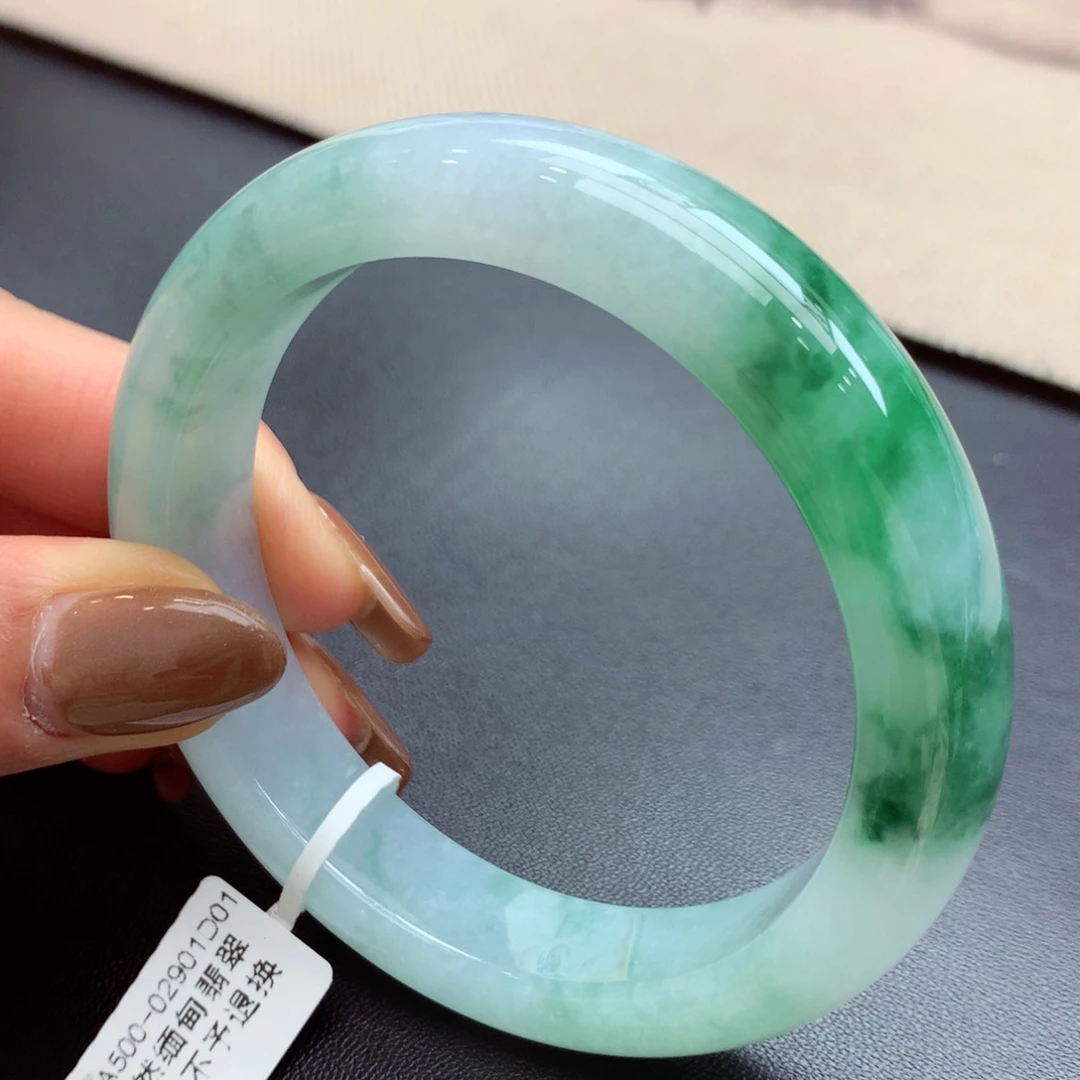 翡翠手镯未镶嵌缅甸翡翠手镯