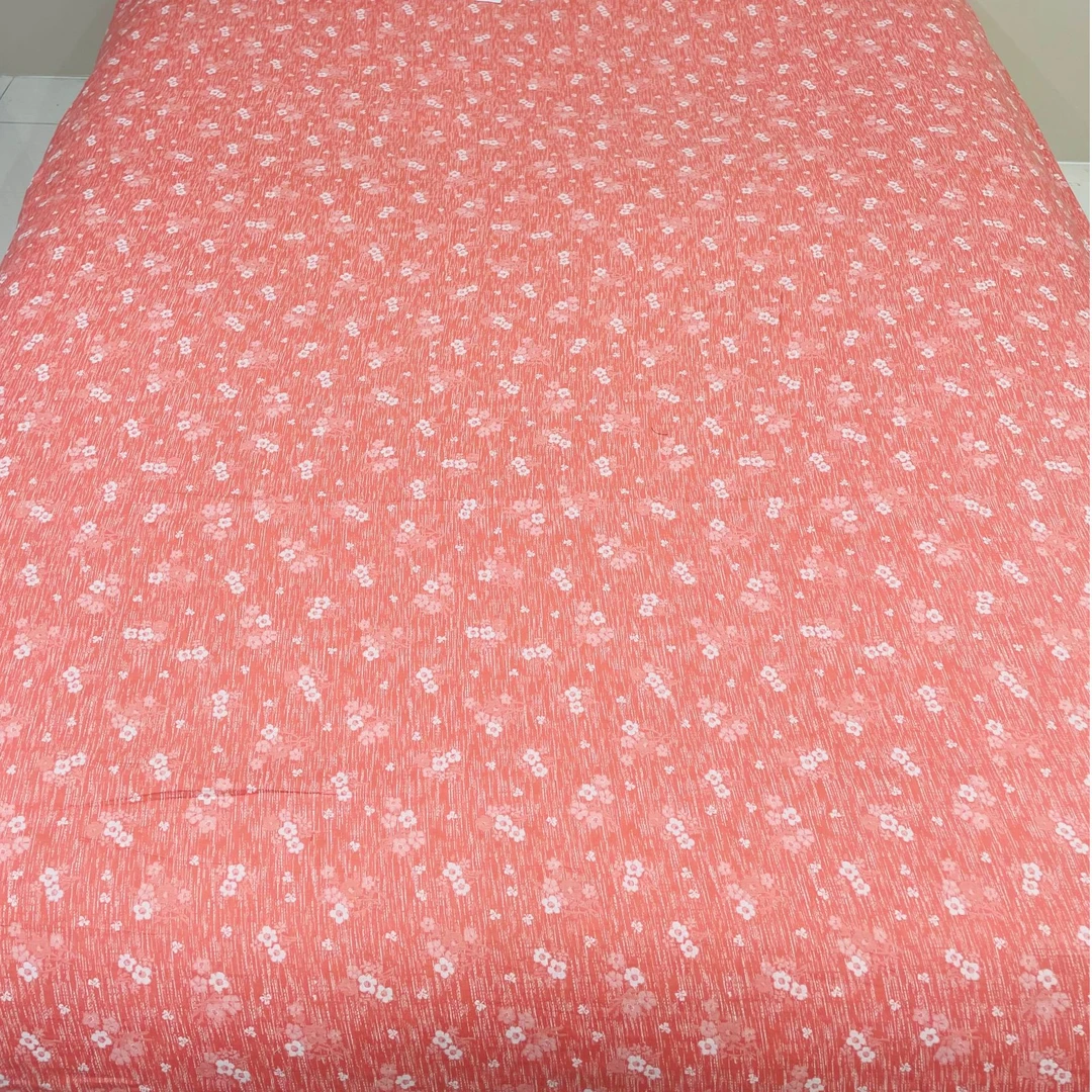 TuLa（繁花似锦）245*245纯棉双层纱柔软碎花国风多功能大床床单