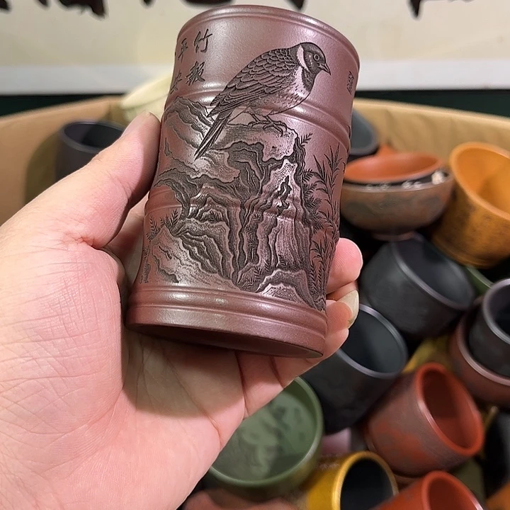 茶杯紫砂全手工紫砂主人杯