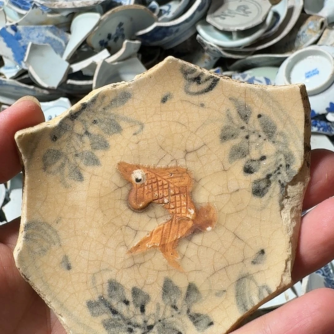 南***霸瓷片瓷片标本，顺丰包邮